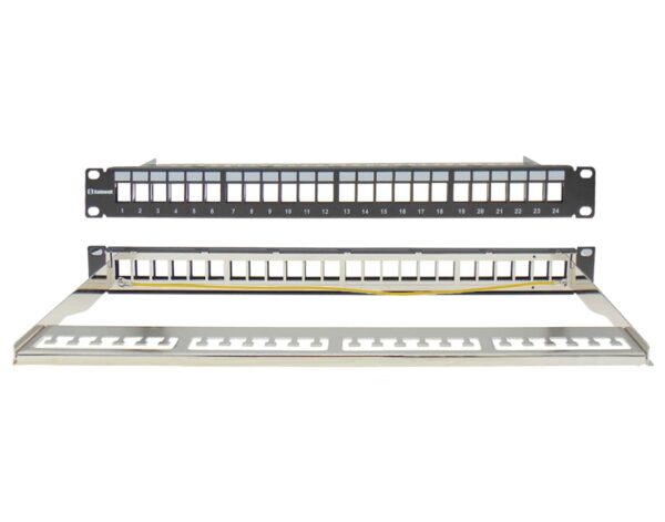PATCH PANEL CAT5e/6 UTP 24P 19" 1U ΚΕΝΟ SUT
