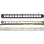 PATCH PANEL CAT5e/6 STP 24P 19" 1U ΚΕΝΟ SAFEWELL