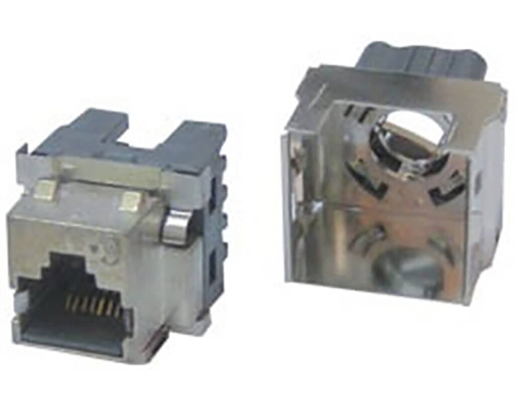 04.025.0028 KEYSTONE JACK RJ45 FTP CAT5e FTP Πρίζας KRONE - Image 1