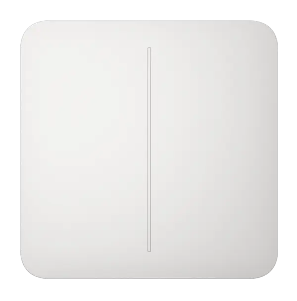 Ajax Solo Button (2 Gang) White