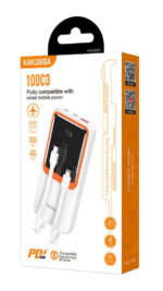 KSC-1087/WHITE POWERBANK 10.000mAh  22.5W+PD20W  ΛΕΥΚΟ - Image 2