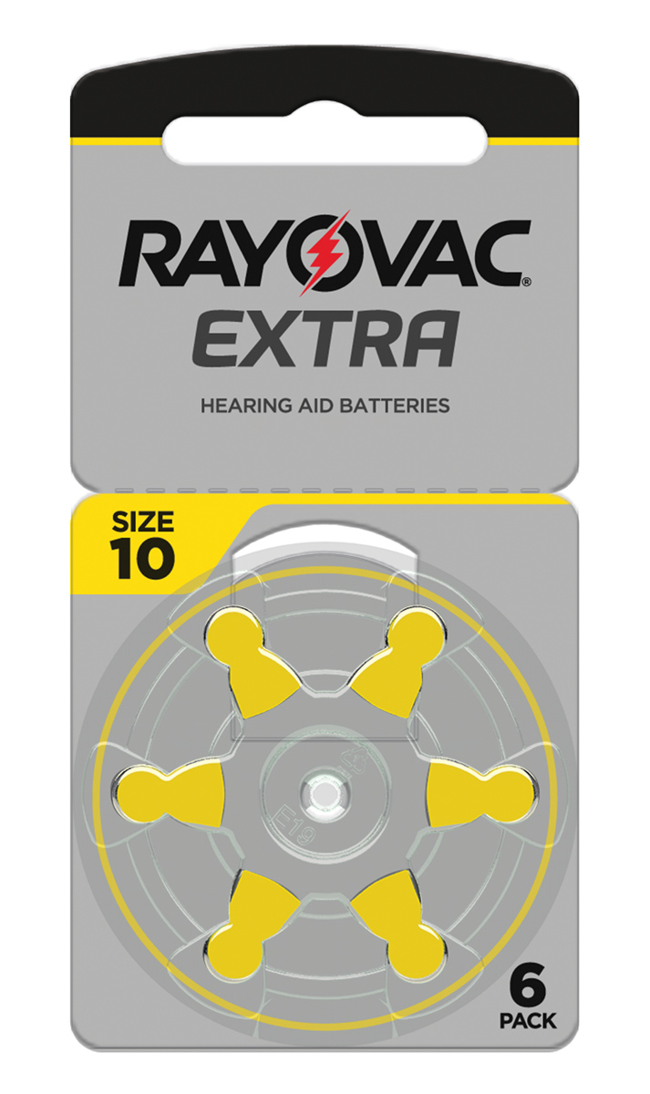 10MF-1 RAYOVAC μπαταρίες ακουστικών βαρηκοΐας 10MF, mercury free, 1.45V, 6τμχ - Image 1