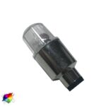 GloboStar® 115205 Βαλβίδες LED με Μπαταρία 3xLR1130 Αυτοκινήτου - Μοτοσυκλέτας - Ποδηλάτου Σετ 2 Τεμ. σε Blister RGB