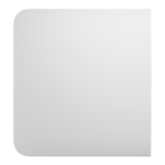 Ajax Side Button (1 Gang/2 Way) White