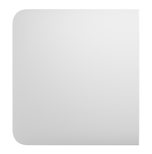 Ajax Side Button (1 Gang/2 Way) White
