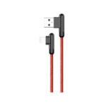 KSC-125/RED/LT   CHARGING DATA LIGHTNING ΜΑΧ 3.2Α (1.2m) ΚΟΚΚΙΝΟ