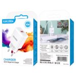 KSC-1258/WHITE ΛΕΥΚΟΣ ΦΟΡΤΙΣΤΗΣ USB 18W fast charging - Image 2