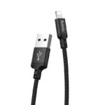HOCO X14 Times Speed Lightning Charging CABLE(L=2M), Μαύρο