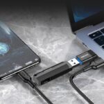 ADAPTOR TYPEC σε USBA 3.0 KAKUSIGA KSC-1406 από Αλουμίνιο - Image 2