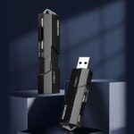 USB 2.0 CARD READER 2 IN 1 για Κάρτες TF / SD, έως 2TB - Image 2