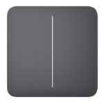 Ajax Solo Button (2 Gang) Graphite