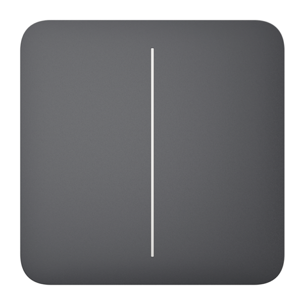 Ajax Solo Button (2 Gang) Graphite