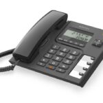 Σταθερό Ψηφιακό Τηλέφωνο Alcatel T56 με Αναγνώριση Κλήσεων Ρύθμιση Έντασης και Επανάκληση Μαύρο