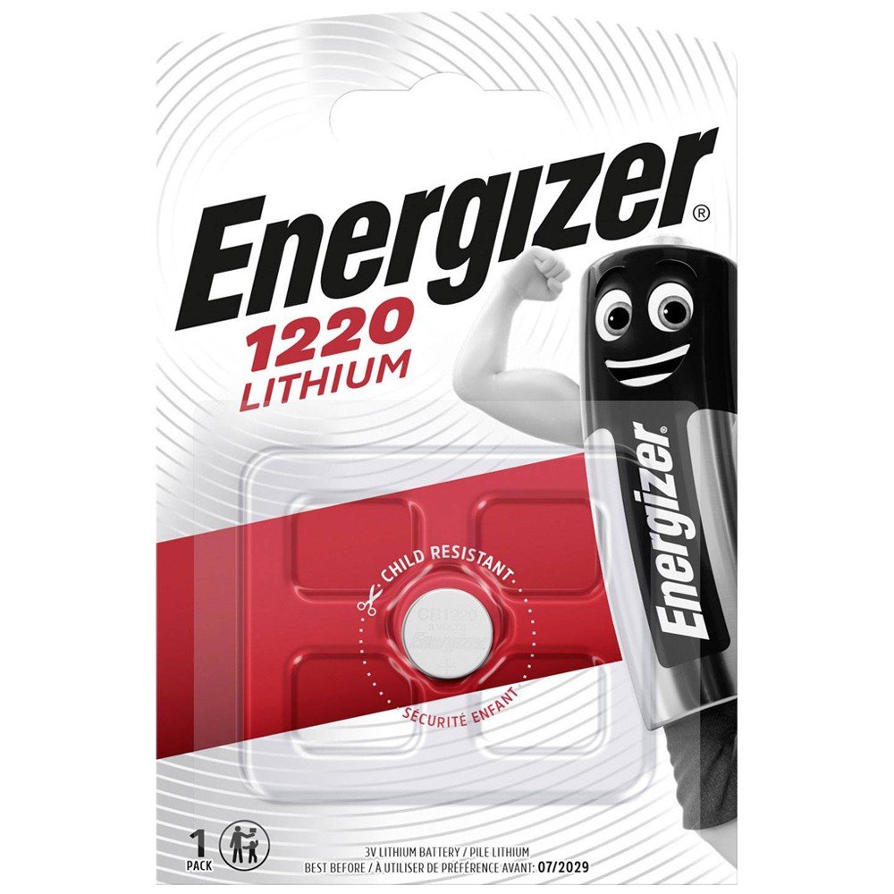 19384 Buttoncell Energizer Lithium CR1220 3V Τεμ. 1 - Image 1