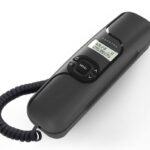 Σταθερό Ψηφιακό Τηλέφωνο Alcatel T16 με Αναγνώριση Κλήσης Επανάκληση και Ρύθμιση Έντασης Μαύρο