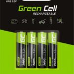 Επαναφορτιζόμενες Μπαταρίες Green Cell AA Ni-MH 2600mAh 1.2V (4τμχ)