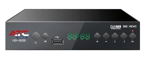 Επίγειος Δέκτης ATC HD-205 T2 H.265