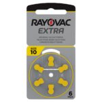 Μπαταρίες Ακουστικών Βαρηκοΐας Rayovac 10 Extra Advanced 1.45V Τεμ. 6