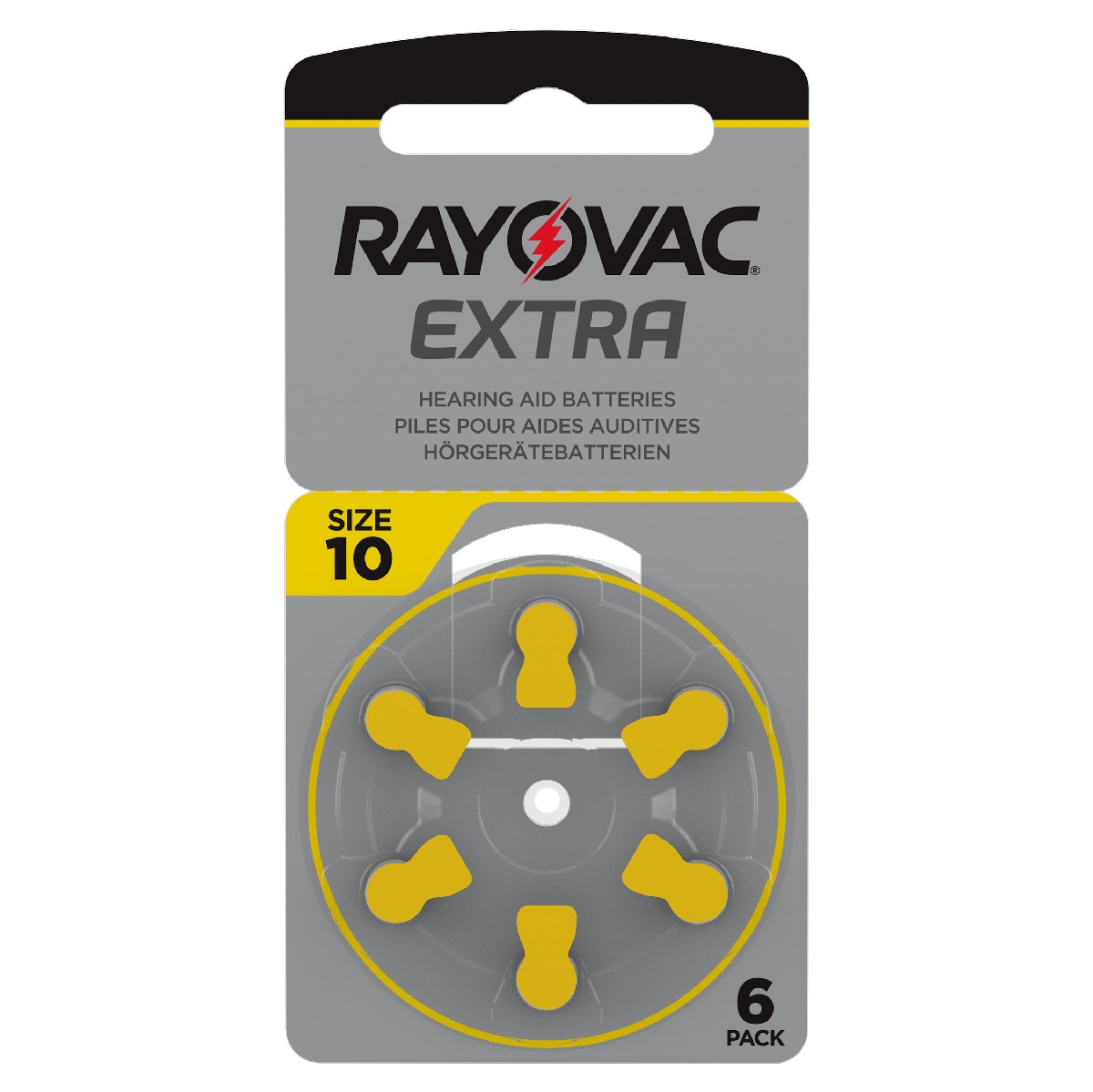20711 Μπαταρίες Ακουστικών Βαρηκοΐας Rayovac 10 Extra Advanced 1.45V Τεμ. 6 - Image 1