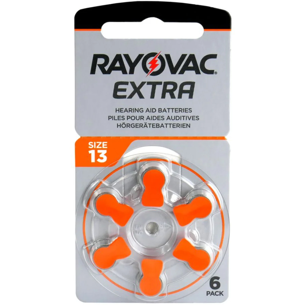 21012 Μπαταρίες Ακουστικών Βαρηκοΐας Rayovac 13 Extra Advanced 1.45V Τεμ. 6 - Image 1
