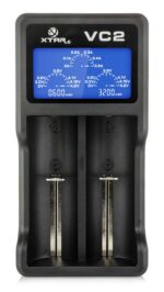 Φορτιστής Μπαταριών Βιομηχανικού Τύπου Xtar VC2 USB, 2 Θέσεων με Ένδειξη Επιπέδου Φόρτισης για 18650/17670/17500