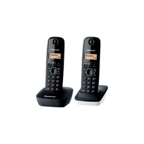 Ασύρματο Ψηφιακό Τηλέφωνο Panasonic KX-TG1612 Μαύρο - Λευκό EU
