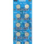 Buttoncell Vinnic G10 / AG10 / 189 / LR1130 / LR1131 / LR54  Τεμ. 10 με Διάτρητη Συσκευασία