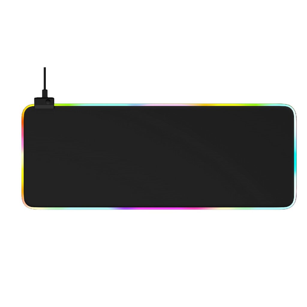 27782 Mousepad iMICE GMS-WT5 με RGB LED περιμετρικό φωτισμό 800x300mm Μαύρο - Image 1