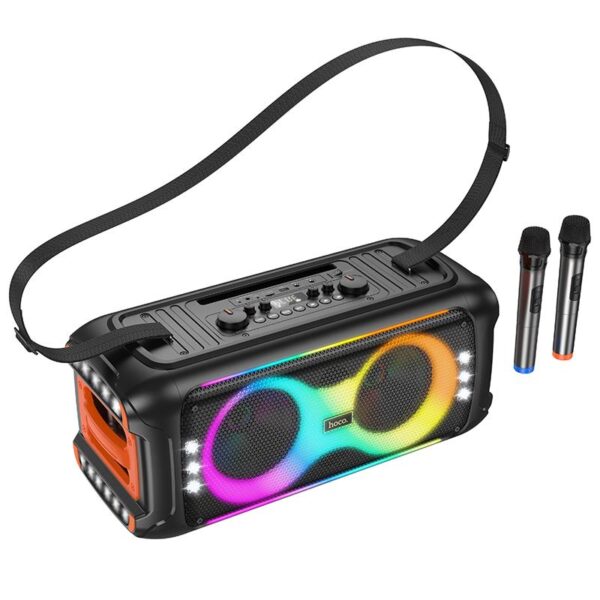 HOCO HA9 Kayman με Δύο Μικρόφωνα Outdoor Bluetooth Speaker, Μαύρο