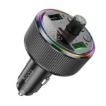 HOCO E82 Guerrero Bluetooth Carkit με FM Transmitter, Μαύρο