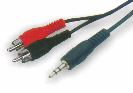 30183A Καλώδιο JACK -2RCA 3m