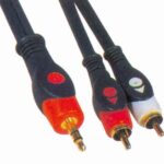 Καλώδιο JACK → 2× RCA, 1,5m