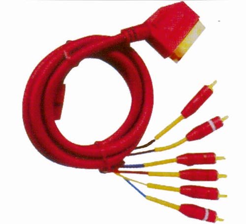30417 Καλώδιο Scart - 6RCA 1,5m