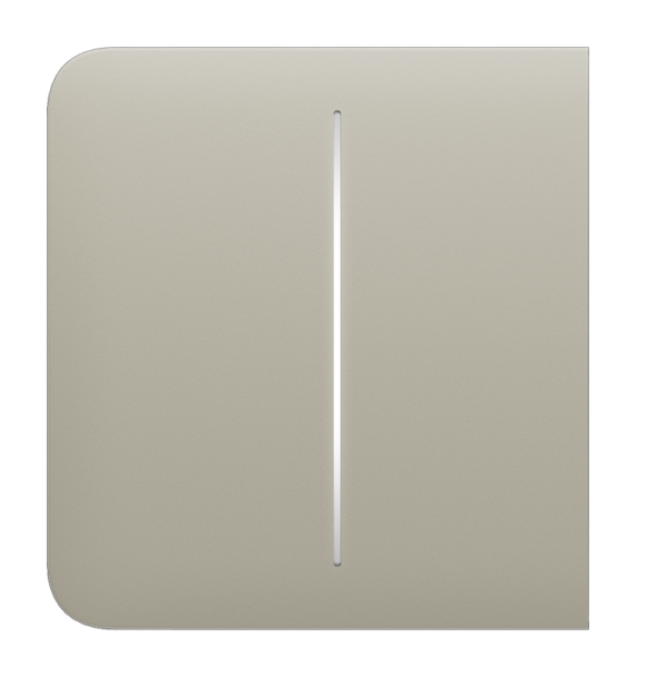 Ajax Side Button (2 Gang) Ivory