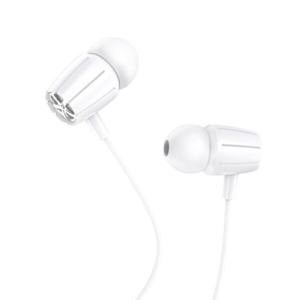 Hands Free Hoco M88 Graceful Earphones Stereo 3.5mm Λευκό 1.2μ με Μικρόφωνο και Πλήκτρο Λειτουργίας