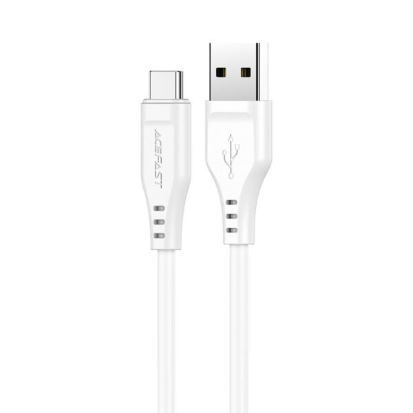 Καλώδιο Acefast C3-04 USB-A σε USB-C 3A Λευκό 1.2m