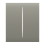 Ajax Center Button (2 Gang) Olive