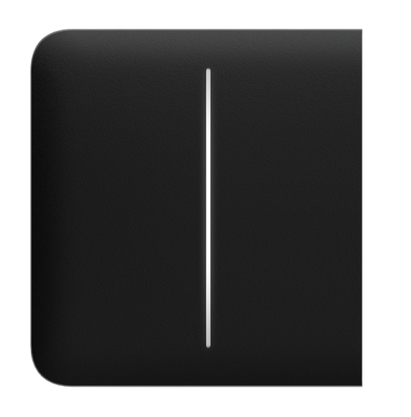 Ajax Side Button (2 Gang) Black