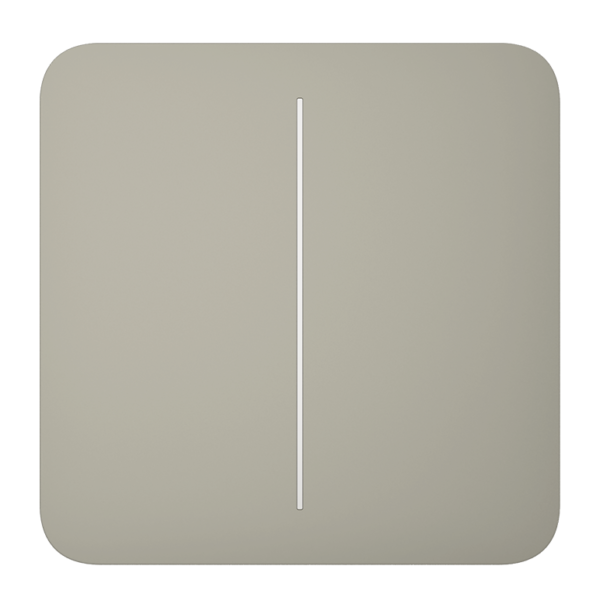 Ajax Solo Button (2 Gang) Olive