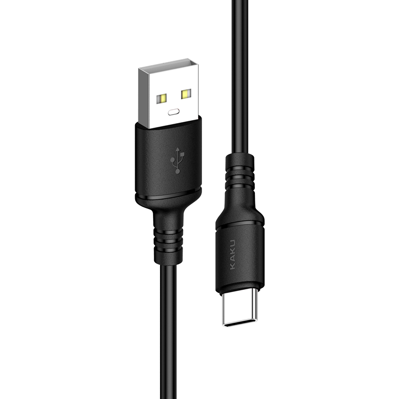4-6 KSC-421/BLACK SMART CHARGING DATA TYPE C (2m) ΜΑΥΡΟ - Image 1