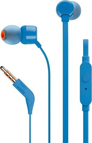 40708 Hands Free JBL Tune 160 In-ear 3.5mm 9mm Dynamic Driver Pure Bass Sound με Μικρόφωνο JBLT160BLU 1.2m Μπλε - Image 1