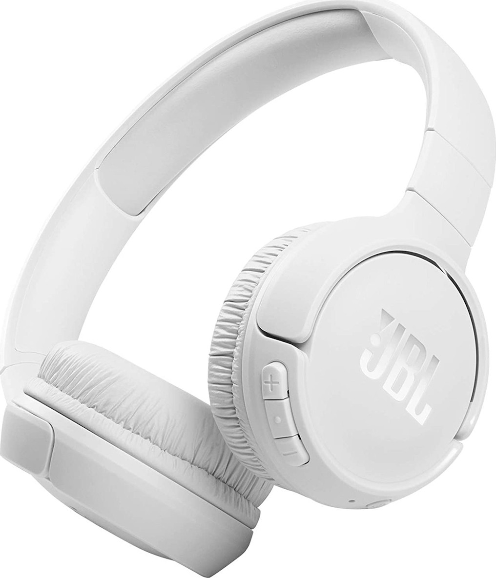 40837 Bluetooth Ακουστικά Stereo JBL JBLT510 Over-ear Pure Bass Sound Multipoint Υποστηρίζει Voice Assistant με 40hr Λειτουργίας Λευκά - Image 1