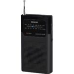 Φορητό Ραδιόφωνο Τσέπης AM/FM 3,5mm 3AAA Sencor SRD 1100 B Μαύρο