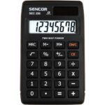 Αριθμομηχανή Dual 8 ψηφίων LCD Display Sencor SEC 250/8 Μαύρο