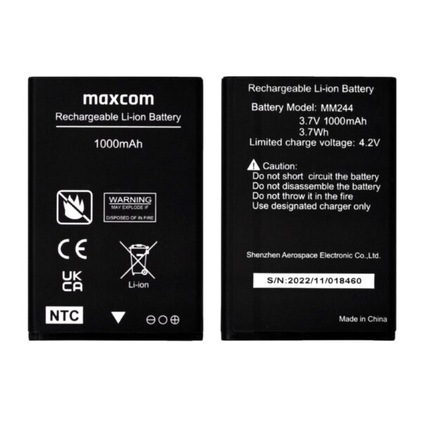 Μπαταρία Maxcom για MM244 Original 3.7V 1000mAh