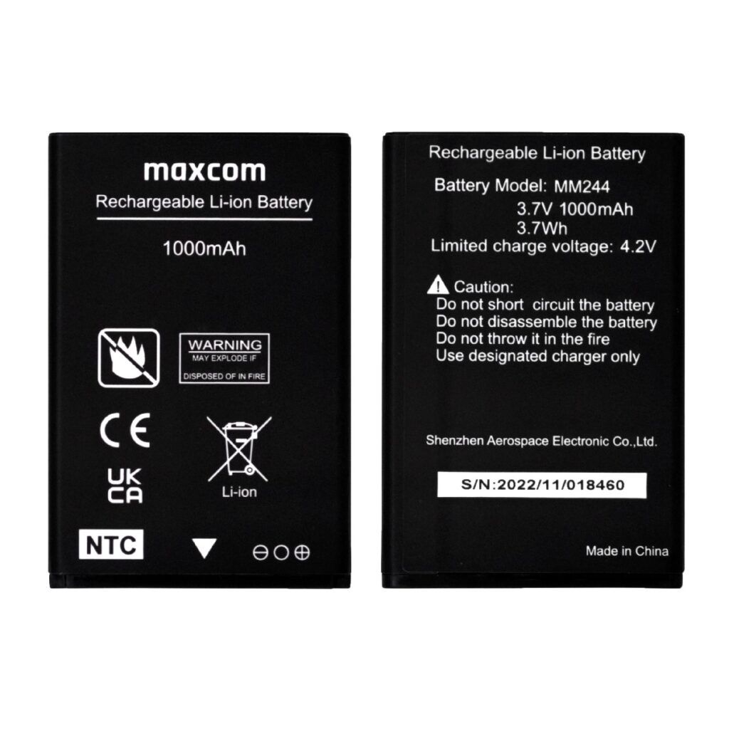 46373 Μπαταρία Maxcom για MM244 Original 3.7V 1000mAh - Image 1