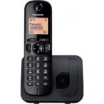 Ασύρματο Ψηφιακό Τηλέφωνο Panasonic KX-TGE250 EU με Πλήκτρο Αποκλεισμού Κλήσεων και Ανοιχτή Ακρόαση Μαύρο