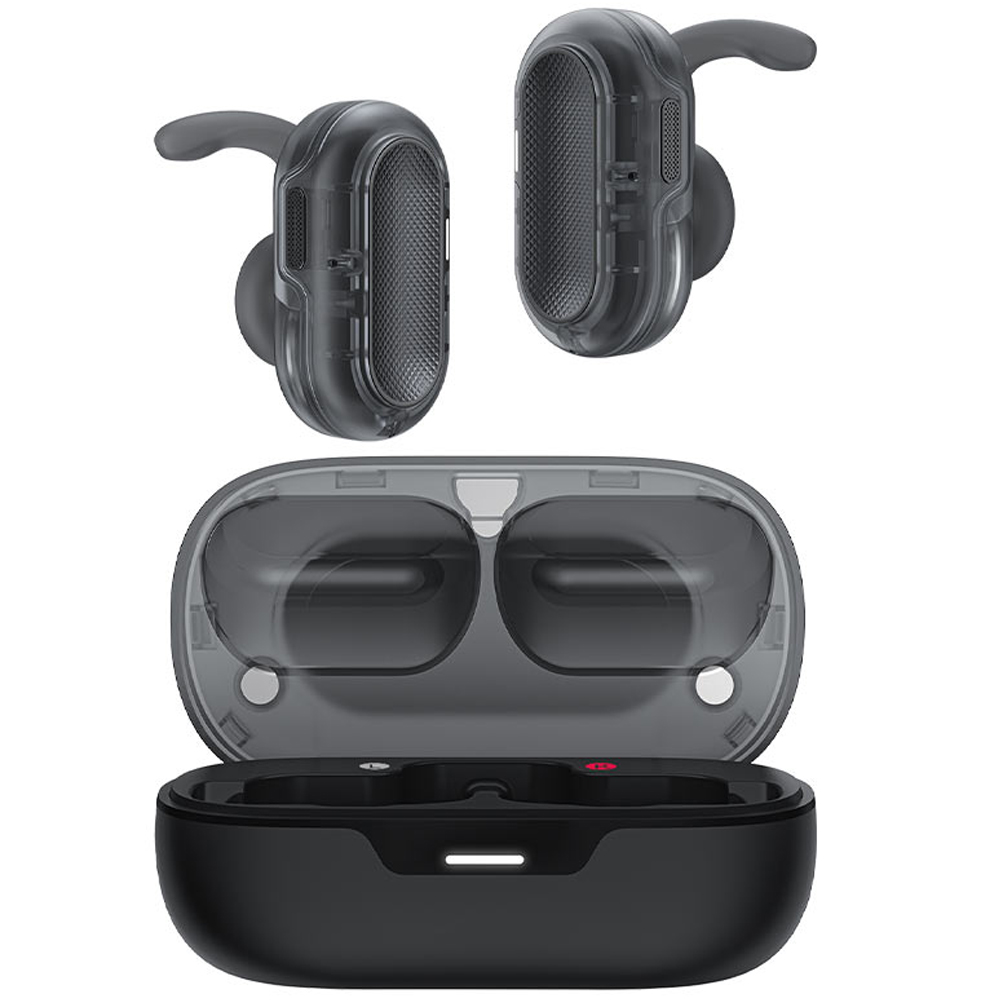 47068 Wireless Earphones Hands Free Acefast FA003 TWS v5.3 550mAh 8hr Λειτουργίας 4-Mic ENC Τεχνολογία IPX4 και Ασύρματη Φόρτιση Μαύρα - Image 1
