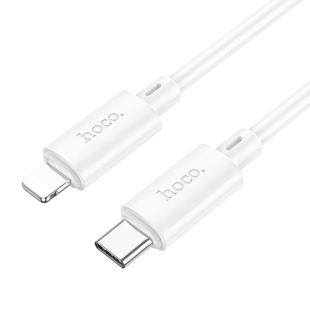 47718 Καλώδιο Hoco X88 Gratified USB-C σε Lightning PD27W Λευκό 2m - Image 1