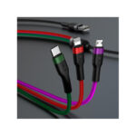 Καλώδιο USB 3 σε 1 LIGHTNING/MICRO/TYPE C 1.2m - Image 2